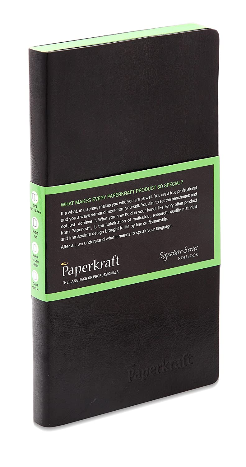 Paperkraft Signature Series Notebook Green pages