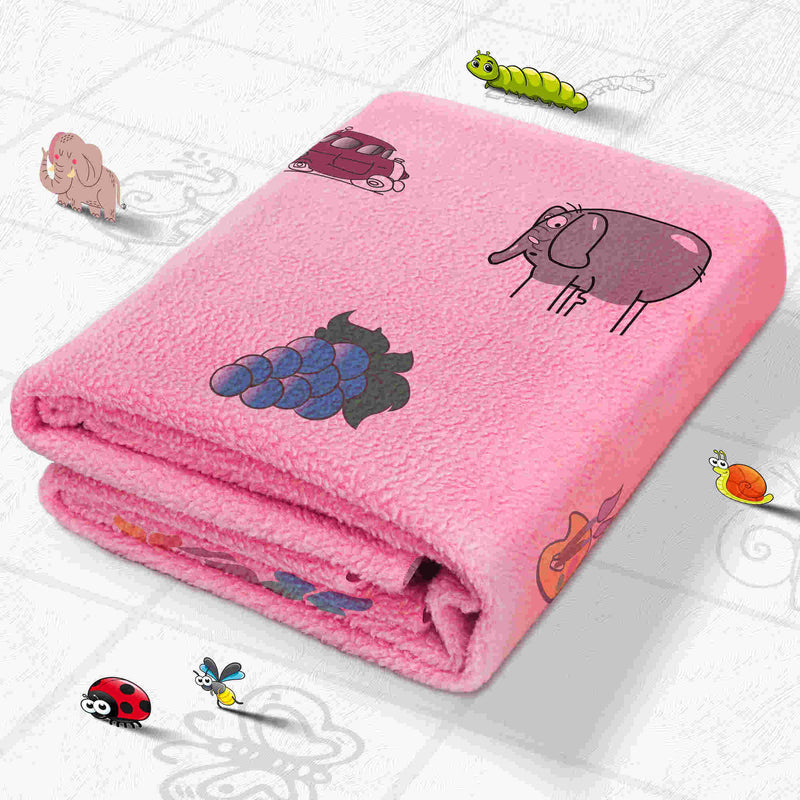 Quick Dry  Baby Bed Protector -  Sublimation Animals & Toys Print