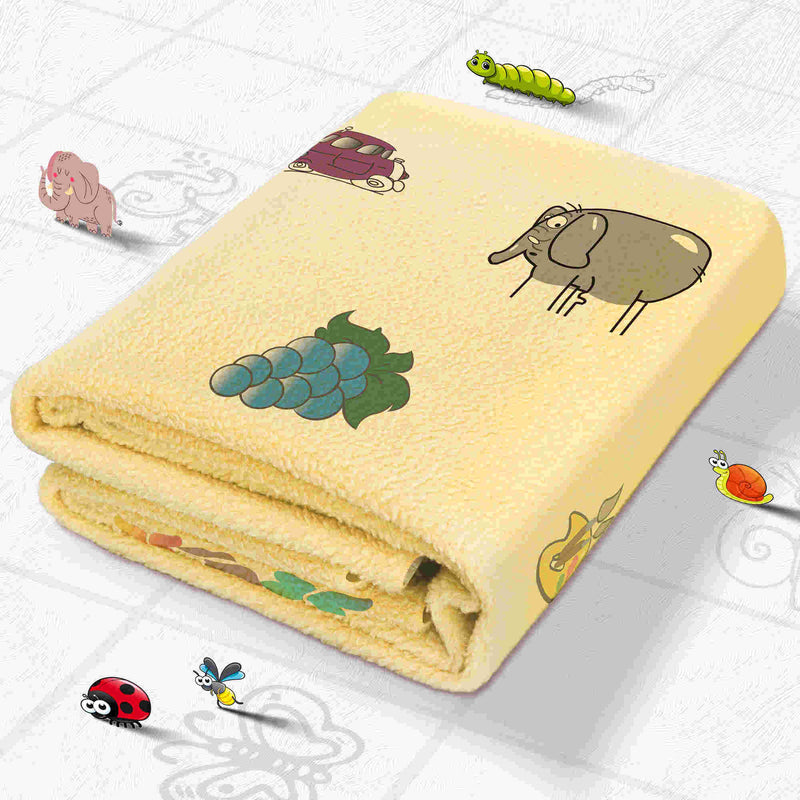 Quick Dry  Baby Bed Protector -  Sublimation Animals & Toys Print