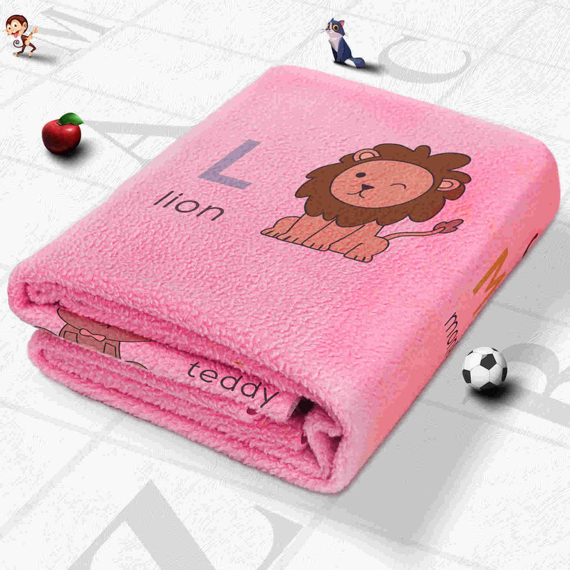 Quick Dry  Baby Bed Protector -  Sublimation A to Z Print
