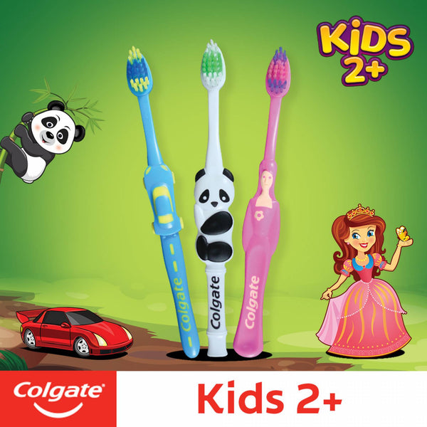 Colgate Kids Gentle Soft Toothbrush (2+years) - 3 Pcs (Buy 2 Get 1 Franceee) - The Kids Circle
