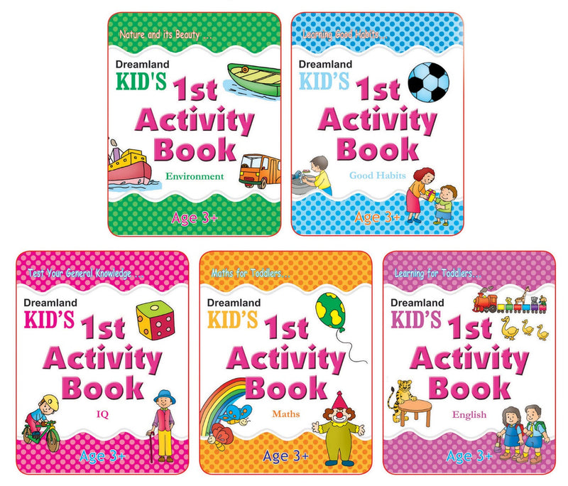 Dreamland Kid's 1st Activity Age 3+ - Pack (5 Titles) - The Kids Circle