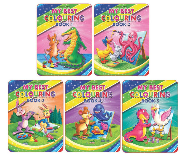 Dreamland My Best Colouring - pack (5 titles) - The Kids Circle