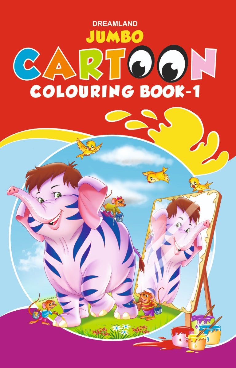 Dreamland Jumbo Cartoon Colouring Book - 1 - The Kids Circle