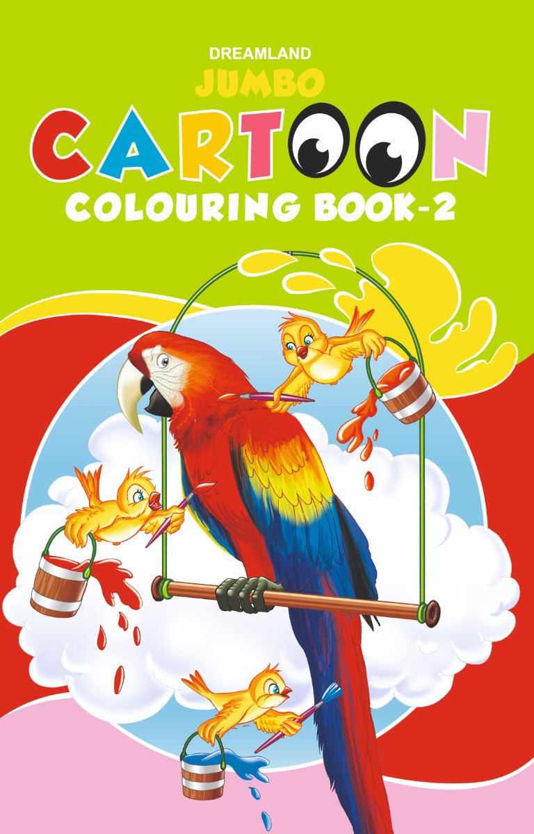 Dreamland Jumbo Cartoon Colouring Book - 2 - The Kids Circle