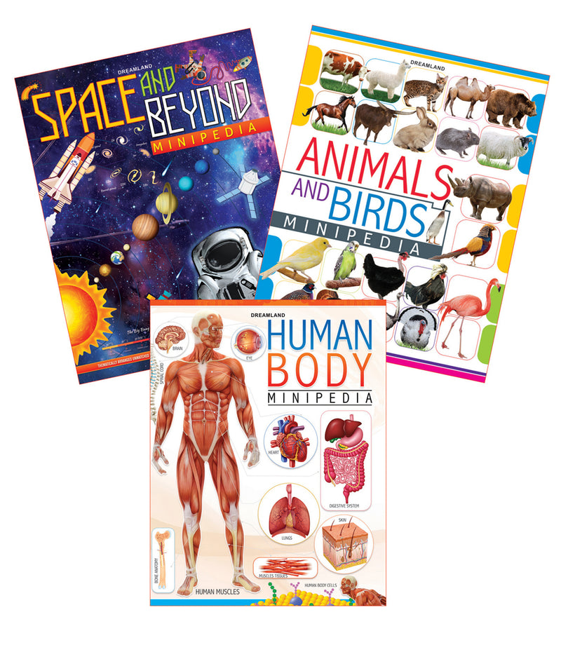 Dreamland Minipedia Series  (A set of 3 Books) - The Kids Circle