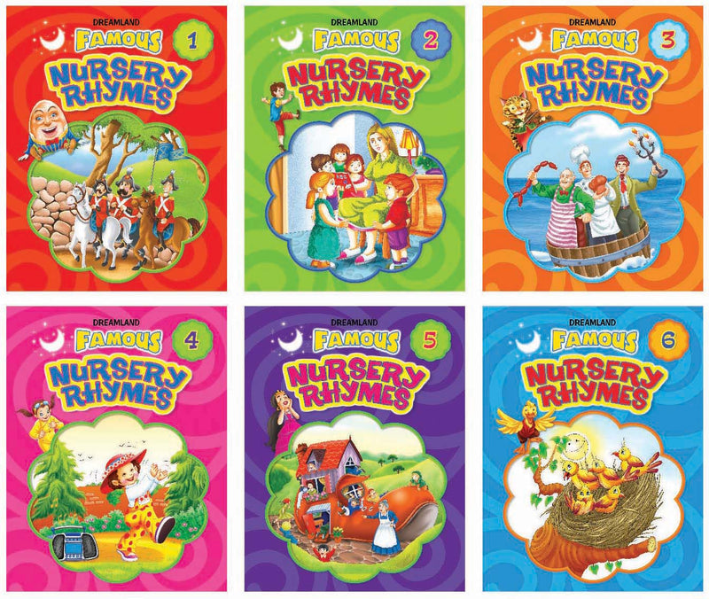 Dreamland Famous Nursery Rhyme. - 1 to 6 (pack) - The Kids Circle