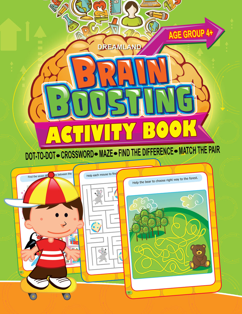 Dreamland Brain Boosting Activity Book- Age 4+ - The Kids Circle