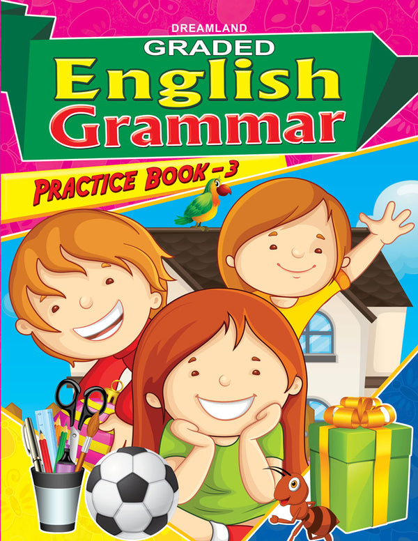 Dreamland Graded English Grammar Practice Book - 3 - The Kids Circle