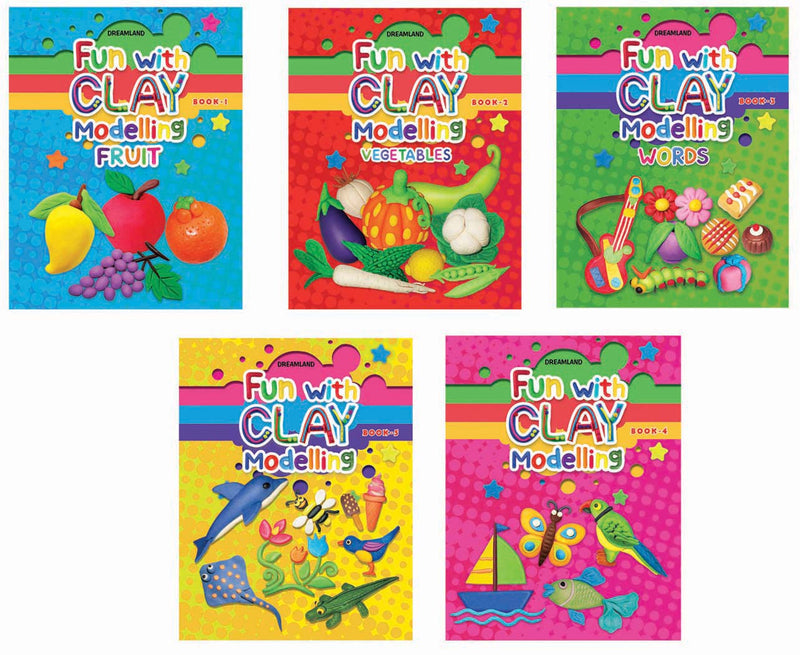 Dreamland Fun With Clay Modelling Pack (5 Titles) - The Kids Circle