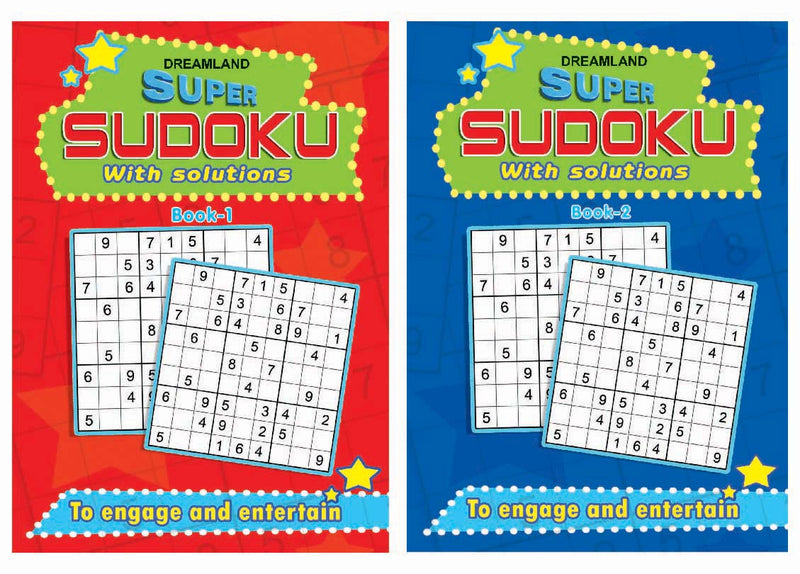 Dreamland Super Sudoku pack - 1 (2 Titles) - The Kids Circle