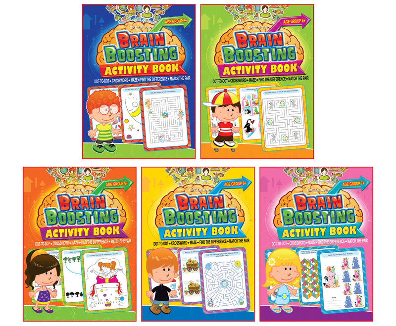 Dreamland Brain Boosting Activity - A Set of 5 Books - The Kids Circle