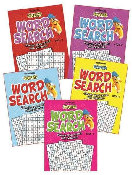 Dreamland Super Word Search Pack 1 - (5 Titles) - The Kids Circle