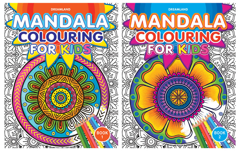 Dreamland Mandala Colouring For Kids Pack (2 Titles) - The Kids Circle