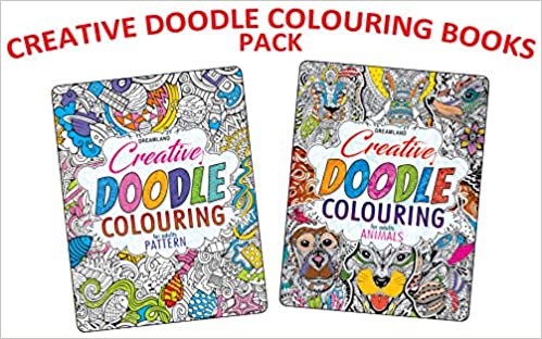 Dreamland Creative Doodle Colouring Books - (2 Titles) - The Kids Circle
