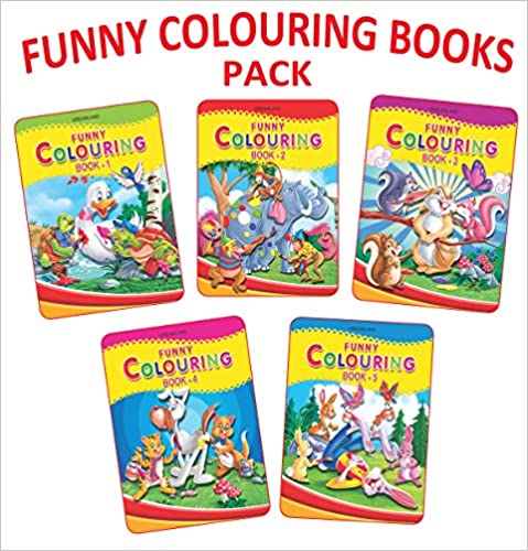 Dreamland Funny Colouring Books - (5 Titles) - The Kids Circle