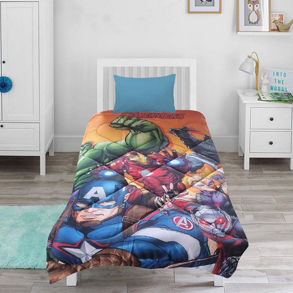 Cot and Candy Marvel Avengers Team Fight Back Comforter
