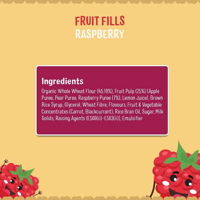 Timios Fruit Fills-Raspberry-Made with 100% Fruit