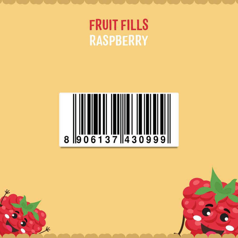 Timios Fruit Fills-Raspberry-Made with 100% Fruit