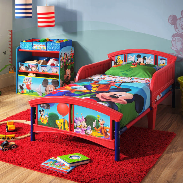 Cot and Candy Mickey Mouse Plastic And Metal Toddler Bed