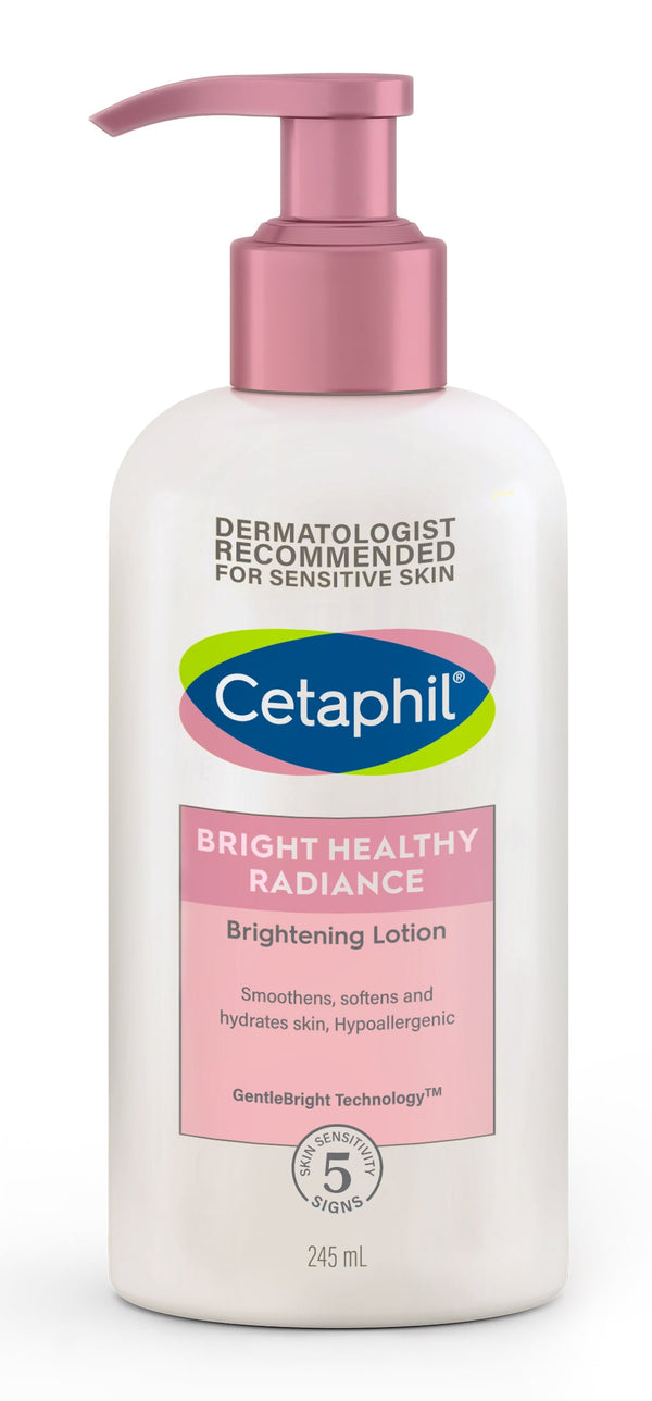 Cetaphil Bright Healthy Radiance Brightness Lotion 245ml, Dermatologist Tested, Niacinamide & Sea Daffodil, Dark Spot Reduction, Even Skin Tone