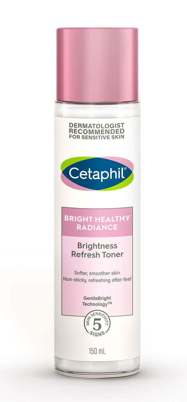 Cetaphil Bright Healthy Niacinamide Vitamin B3 Sea Daffodil Extract Radiance Refresh Toner Cream, - White, Pack of 150 ml