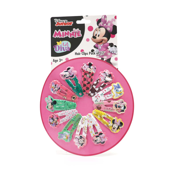 Winmagic Minnie Mouse Hair Clips Pack of 12
