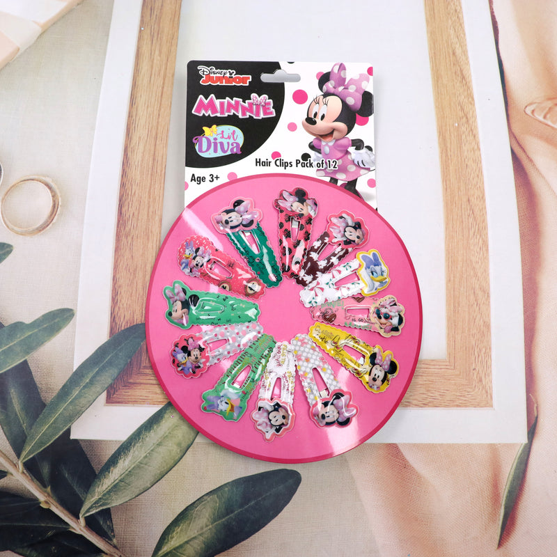 Winmagic Minnie Mouse Hair Clips Pack of 12