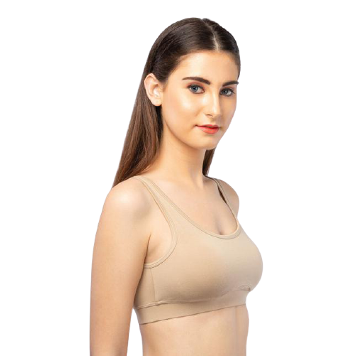 Lavos Comfort Bra | Sleep Bra | Night bra - comfortable every day slip on bra made from natural bamboo fabric LW1379-Comfort Bra-Skin