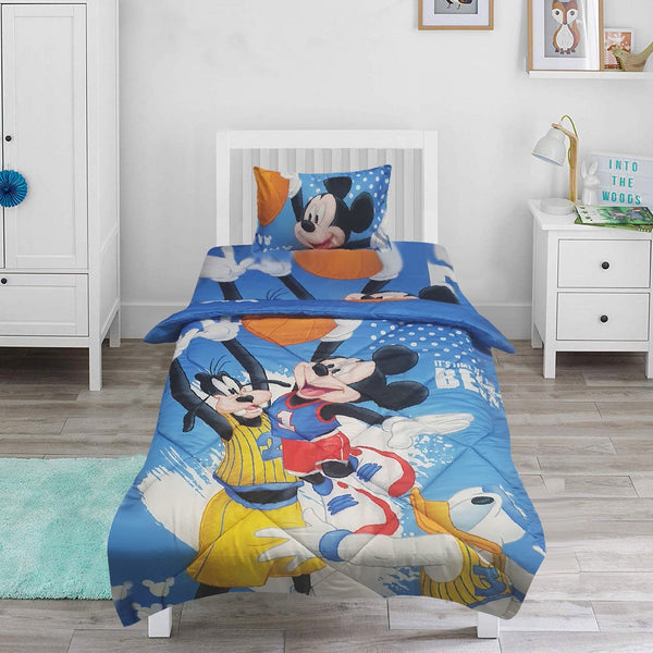Cot and Candy Mickey Mouse Born Town Comforter Set