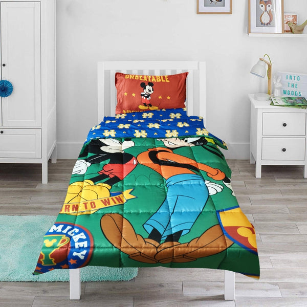 Cot and Candy Mickey Mouse Goal Comforter Set
