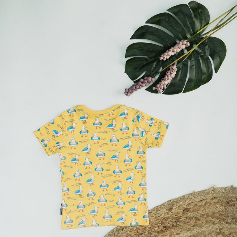 Cot and Candy Baby Boys Duck Printed Short Sleeve T-Shirt