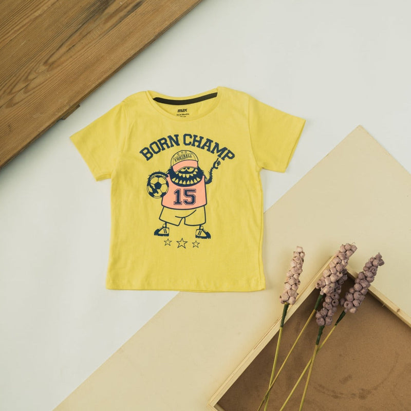 Cot and Candy Baby Printed Short Sleeve T-Shirt
