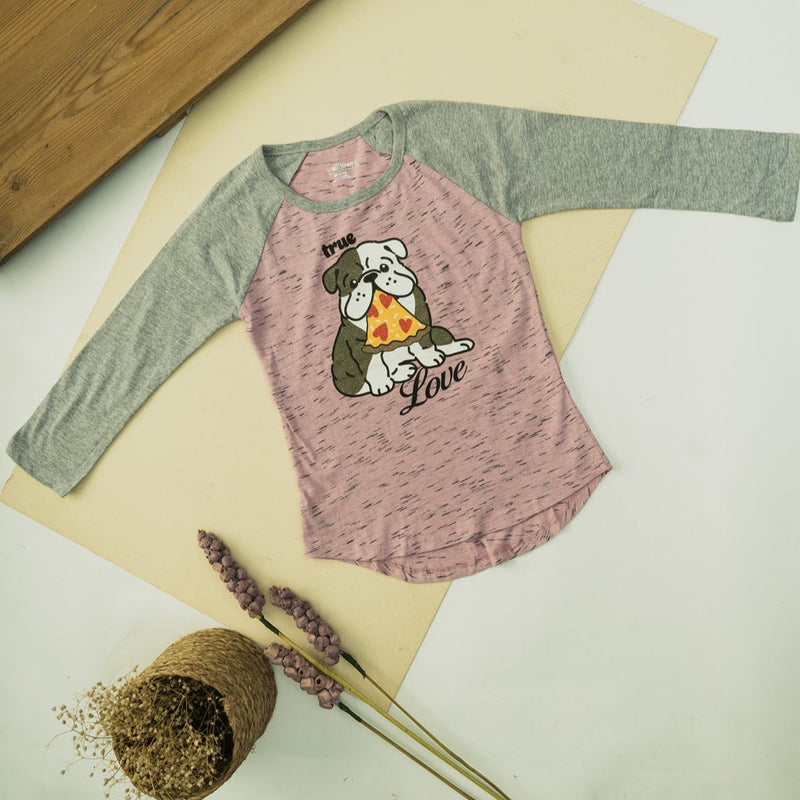 Cot and Candy Girls Printed Long Sleeve Multicolor T-Shirt