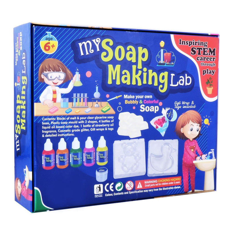 Planet of Toys Stem Learner My Aqua Soap Making Lab Fun DIY Educational Activity Kit For Kids  (Multicolor) - The Kids Circle