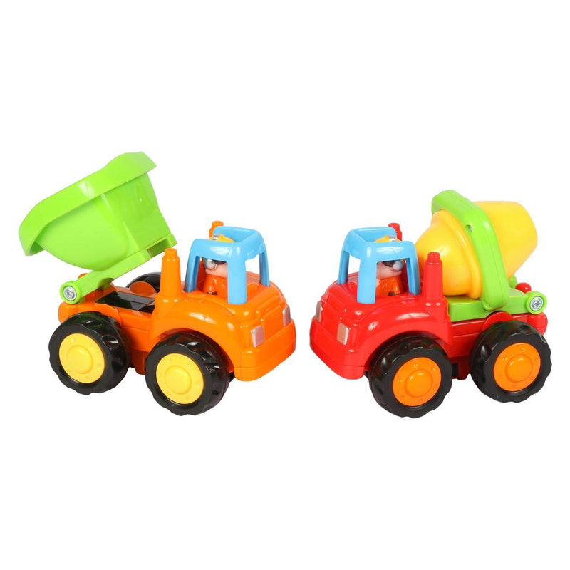 Planet of Toys Construction Automobiles Vehicles Toys for Kids | Construction Mini Truck for Toddlers (Pack of 4) - The Kids Circle
