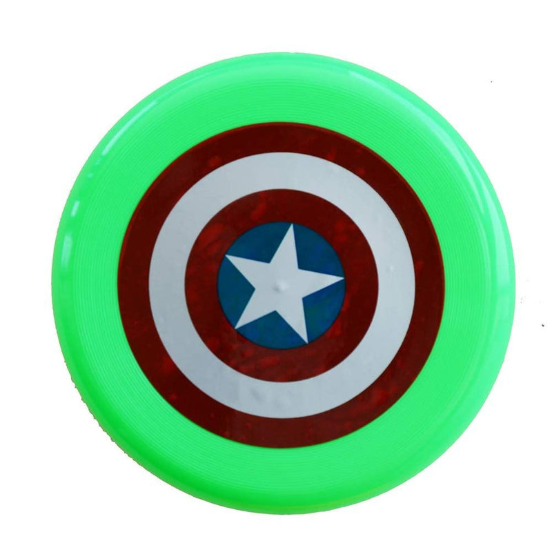 Planet of Toys Plastic Flying Disc Frisbee Toy for Kids, Boy, Girls Outdoor Games - Green (Made in India) - The Kids Circle
