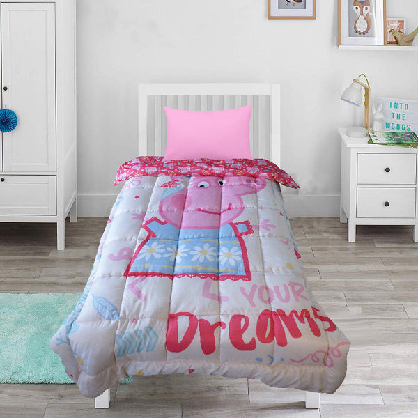 Cot and Candy Peppa Pig Follow Your Dreams Comforter