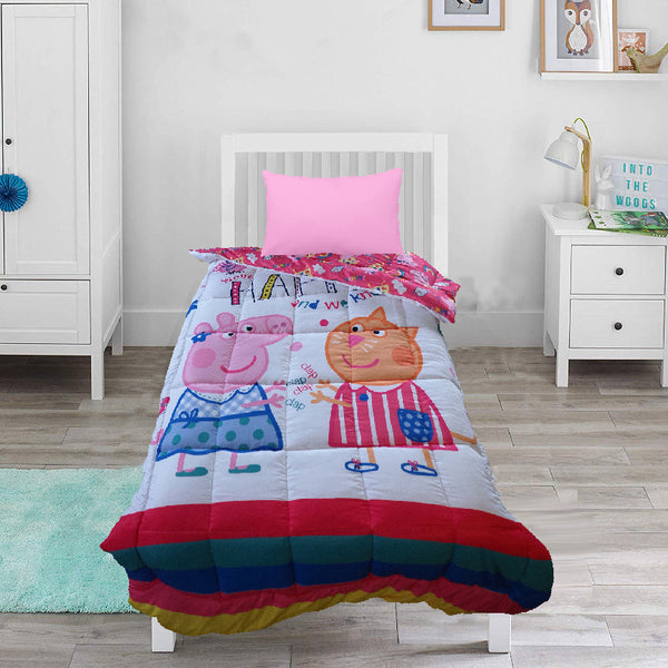 Cot and Candy Peppa Pig Be Happy Comforter
