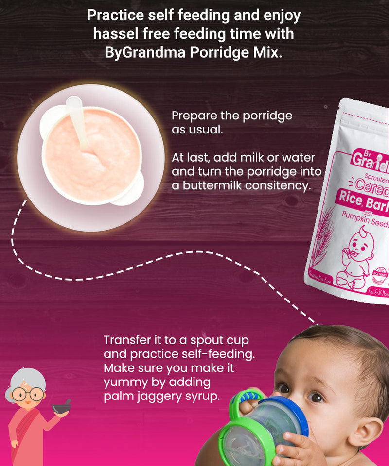 ByGrandma® Rice, Barley & Pumpkin Seeds Porridge Mix - ByGrandma