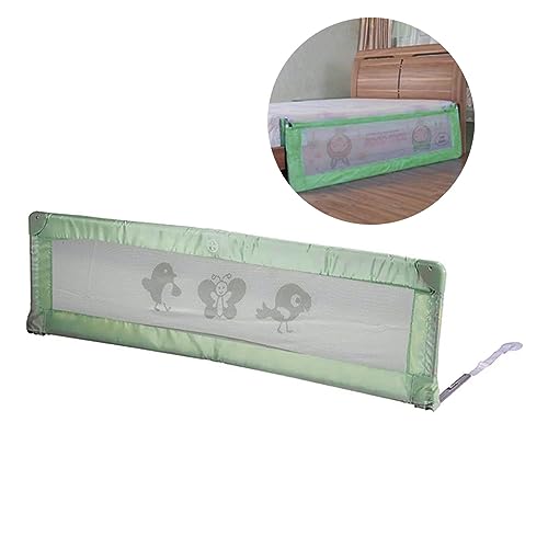 Safe-O-Kid Fully Foldable Bed Rail Guard Green (6.5FT/199CM), Pack of 1 with One Year Full Replacement Promise