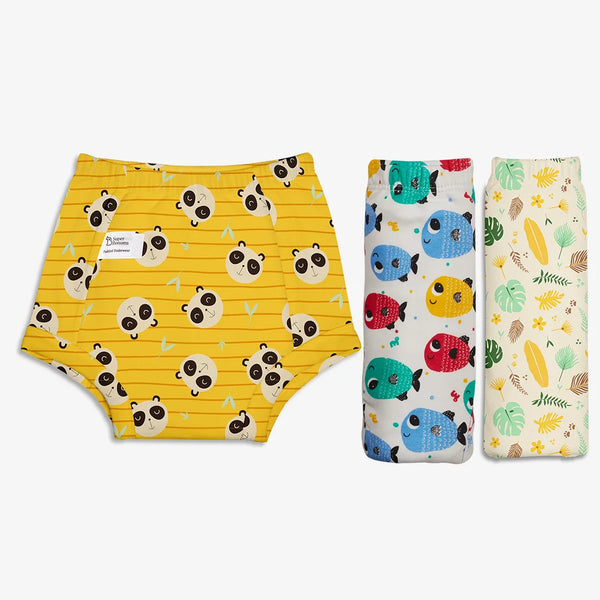 SuperBottoms 3 Pack Assorted Padded Underwear (Size 3)