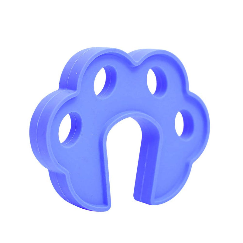 Safe O Kid Pack of 4 Fit All Sleek Design Strong Silicone Door Stopper, Blue