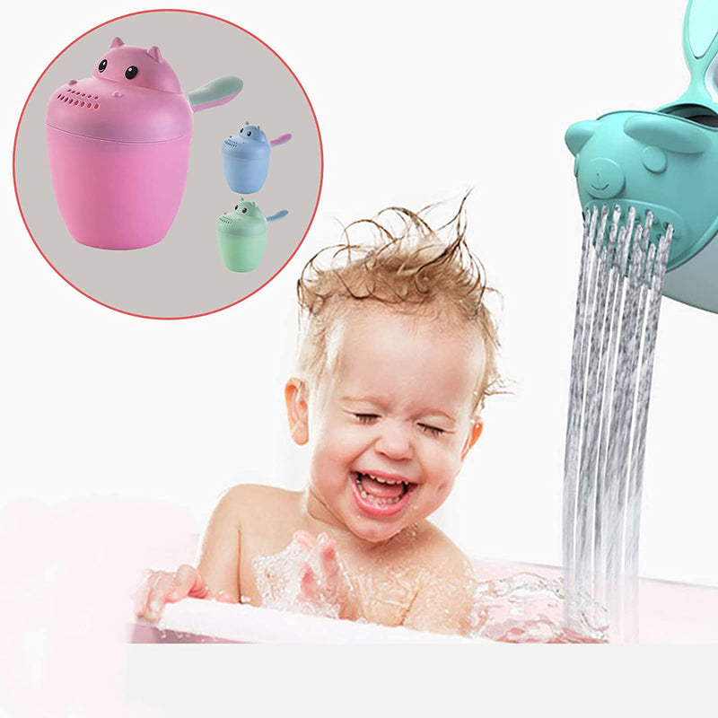 Safe-O-Kid Newly Launched- Hair Washing Mug, Baby Shampoo Cup, Baby Shower, Baby Bath Tumbler/Rainer, Pink