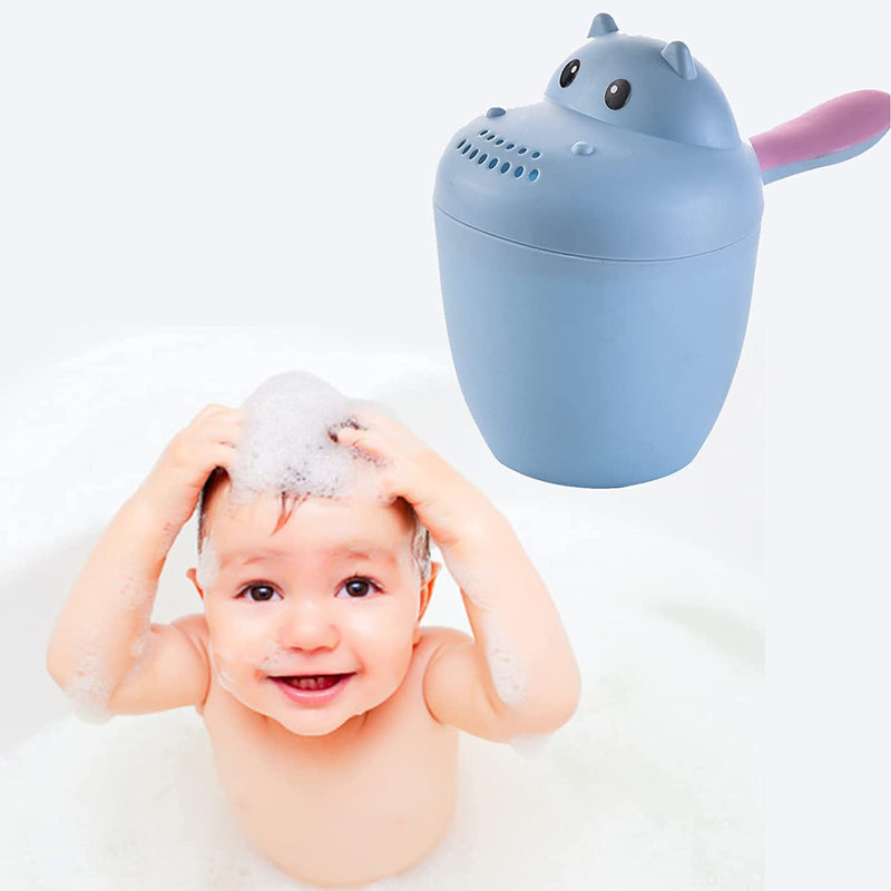 Safe-O-Kid Newly Launched- Hair Washing Mug, Baby Shampoo Cup, Baby Shower, Baby Bath Tumbler, Rainer Blue