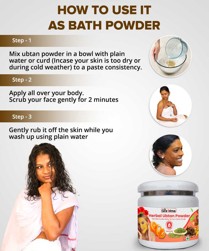 ByGrandma® Skin Brightening Face Wash and Bath Powder for Adults