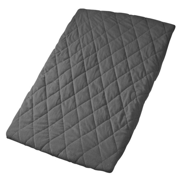 Cot and Candy Playette Quilted Travel Cot Fitted Sheet - Charcoal