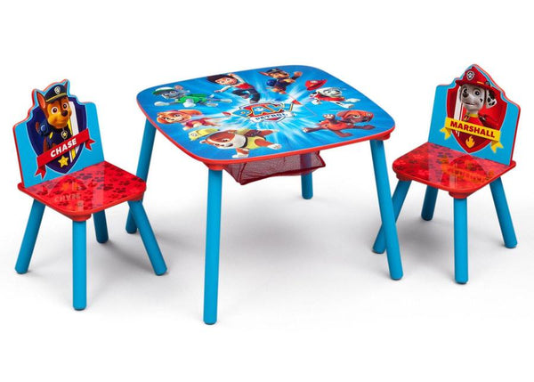 Cot and Candy Paw Patrol Table & Chair Set with Storage