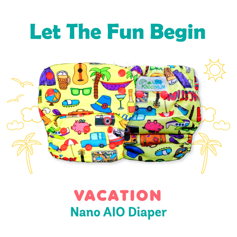 Vacation – Nano AIO with 2 organic cotton inserts