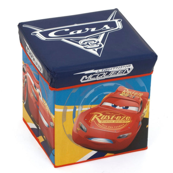 Cot and Candy Disney Cars Fabric Storage Bin With Stool